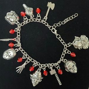Classic horror killer Halloween charm bracelet
